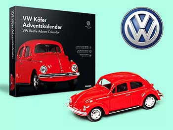 Volkswagen Beetle auto joulukalenteri