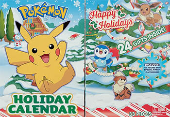 Pokemon joulukalenteri Happy Holidays